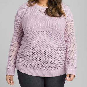 prAna Lilac Purple Kokimo Sweater Organic Cotton